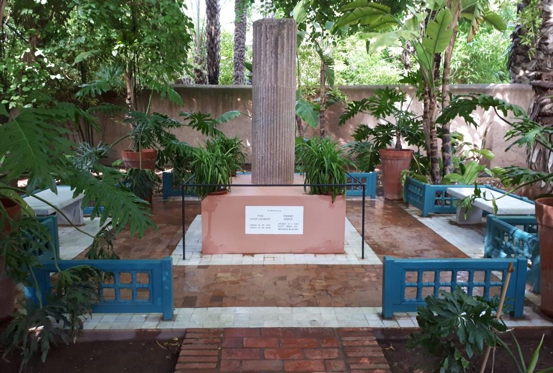 bleu majorelle jardin maroc marrakech 